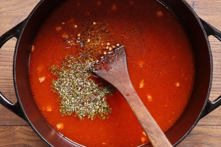 Step 4 - Farro Soup with Chickpeas