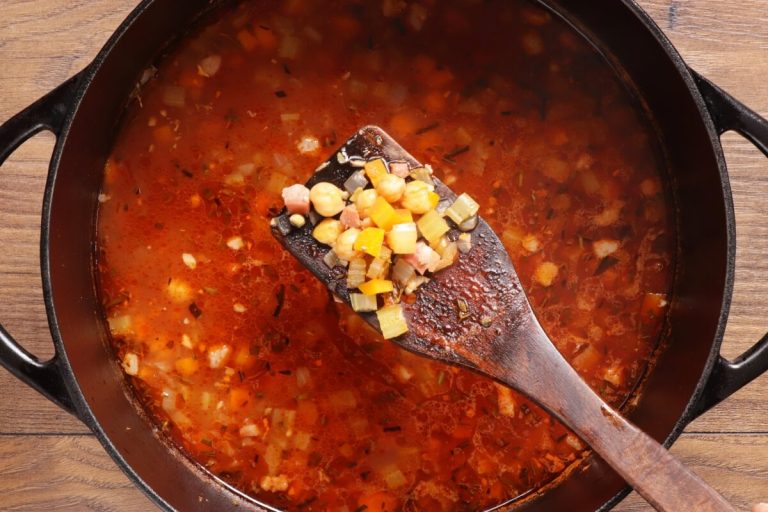 Step 6 - Farro Soup with Chickpeas