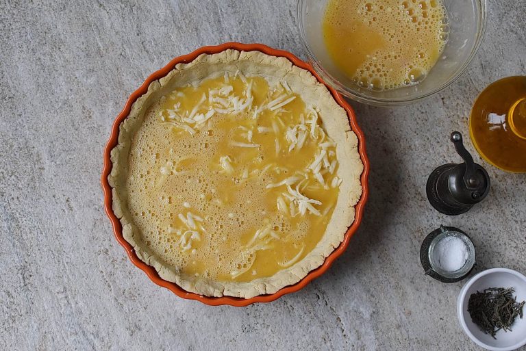 Step 10 - Mushroom and Leek Tart