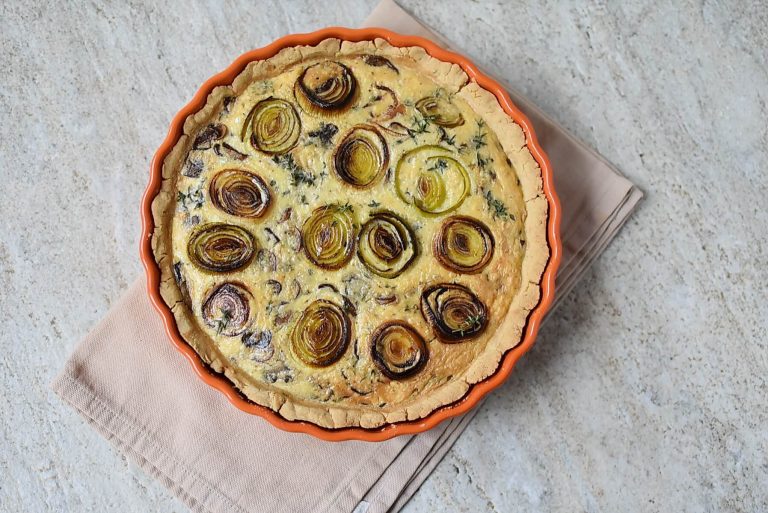 Step 12 - Mushroom and Leek Tart