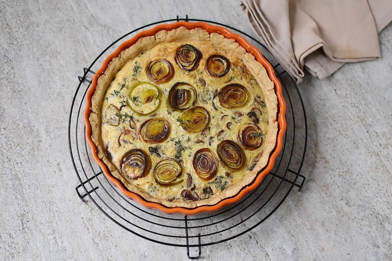 Step 13 - Mushroom and Leek Tart