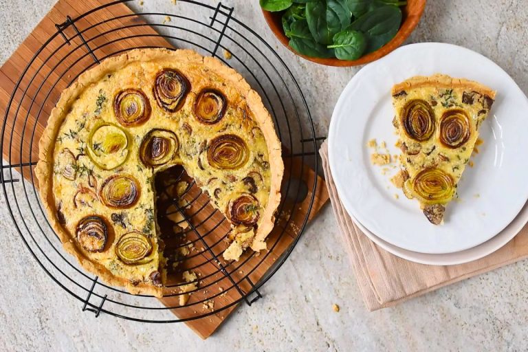 Step 14 - Mushroom and Leek Tart