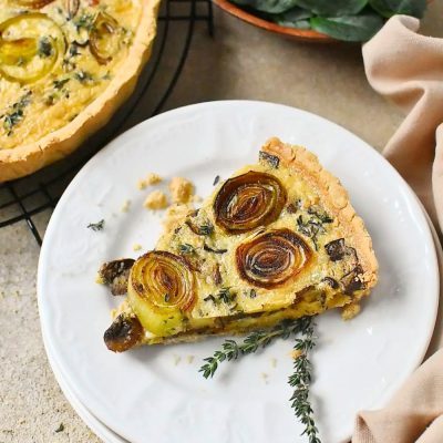 Mushroom and Leek Tart
