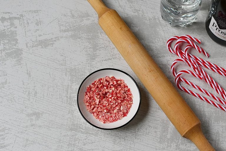 Step 2 - Peppermint Bark Mimosa