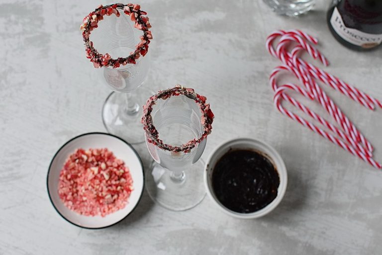 Step 3 - Peppermint Bark Mimosa