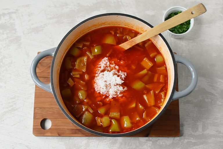 Step 4 - Stuffed Pepper Soup