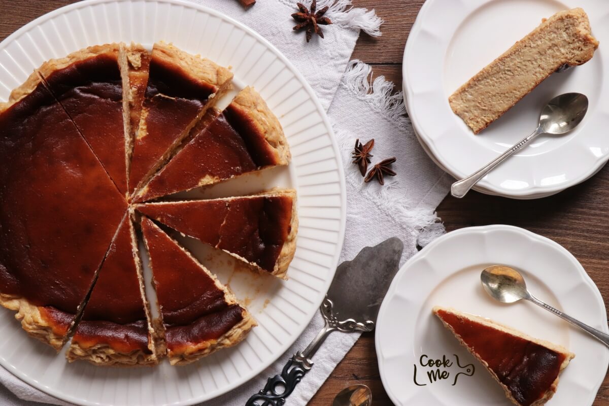 Pumpkin Basque Cheesecake