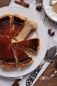 Pumpkin Basque Cheesecake