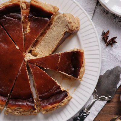 Pumpkin Basque Cheesecake