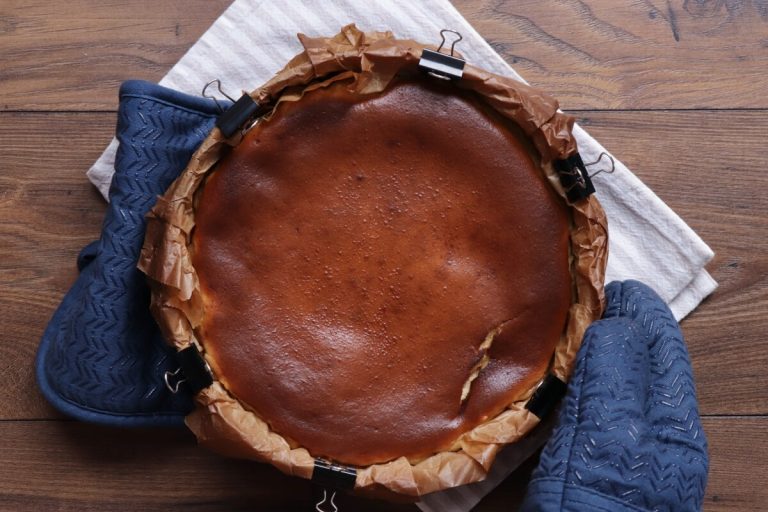 Step 7 - Pumpkin Basque Cheesecake