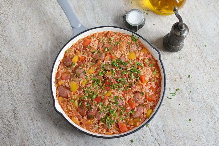 Step 6 - Rice and Sausage Casserole