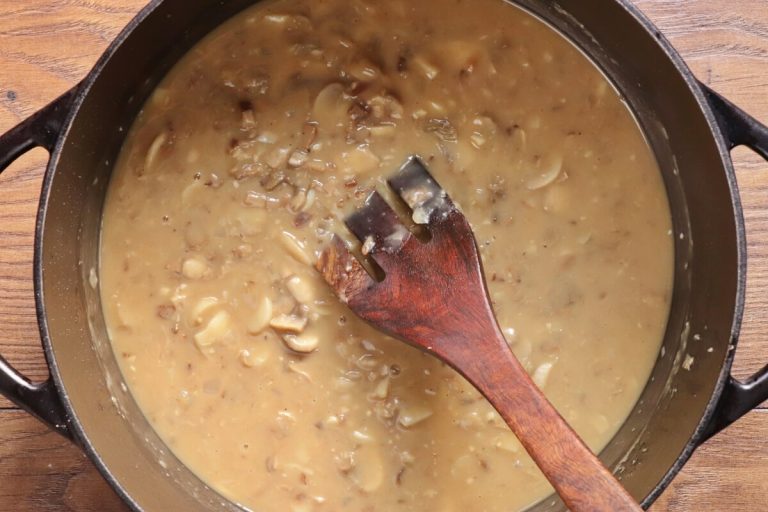 Step 10 - Wild Mushroom Soup