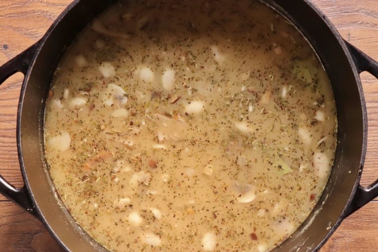 Step 12 - Wild Mushroom Soup
