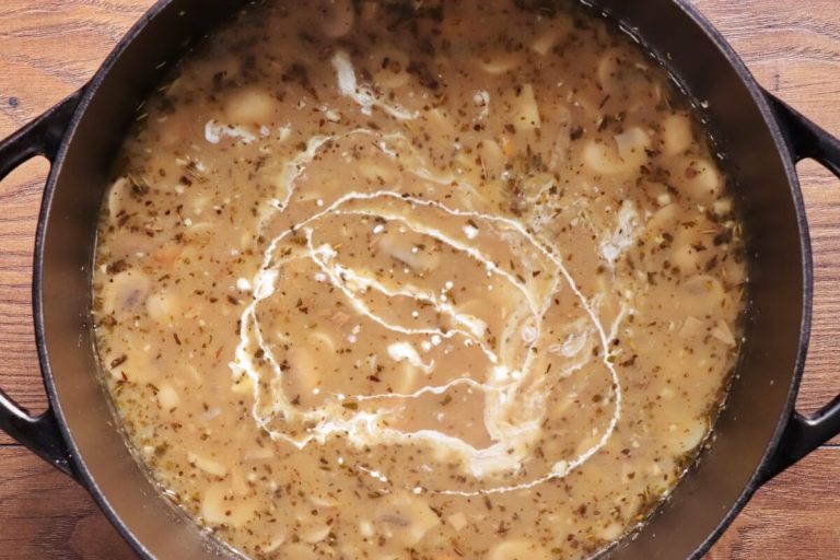 Step 13 - Wild Mushroom Soup