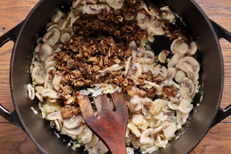 Step 6 - Wild Mushroom Soup