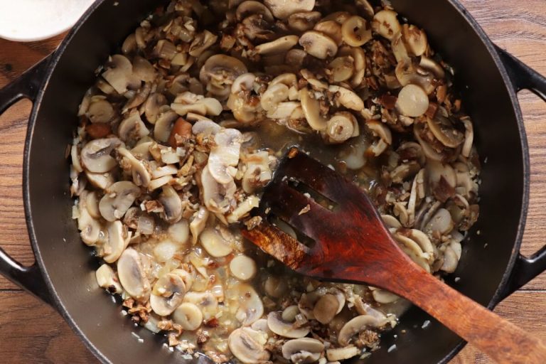 Step 7 - Wild Mushroom Soup